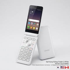 Samsung Galaxy Folder 2 SM-G160N Dumb Phone 16GB 4G LTE Unlocked White