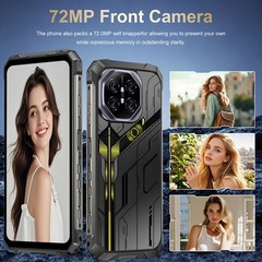 2026 R26 Ultra 5G Rugged Smartphone 12G+256GB Unlocked Mobile Phone Dual SIM NFC