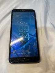 FOXXD Black Bar Style Smartphone, Cracked Screen (For Parts/Not Working)