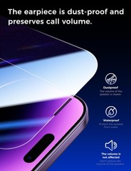 2 Pack Clear Tempered Glass Screen Protectors for iPhone 14 Pro Max 6.7&Prime; HD