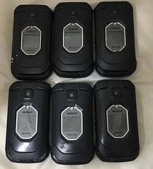 Wholesale Lot 6 Kyocera E4811 DuraForce Extreme Plus Used Verizon Flip Phones