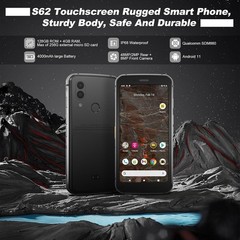 CAT S62 Factory Unlocked GSM CDMA 4G+128G 4G Rugged Smartphone – Black