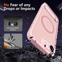 2PCS Magnetic Case & Privacy Screen Protectors for iPhone 17e/16e Shockproof Fro
