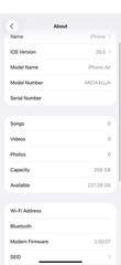 Apple iPhone Air 256GB Light Gold Factory Unlocked A3260 5G iOS 26 eSIM New