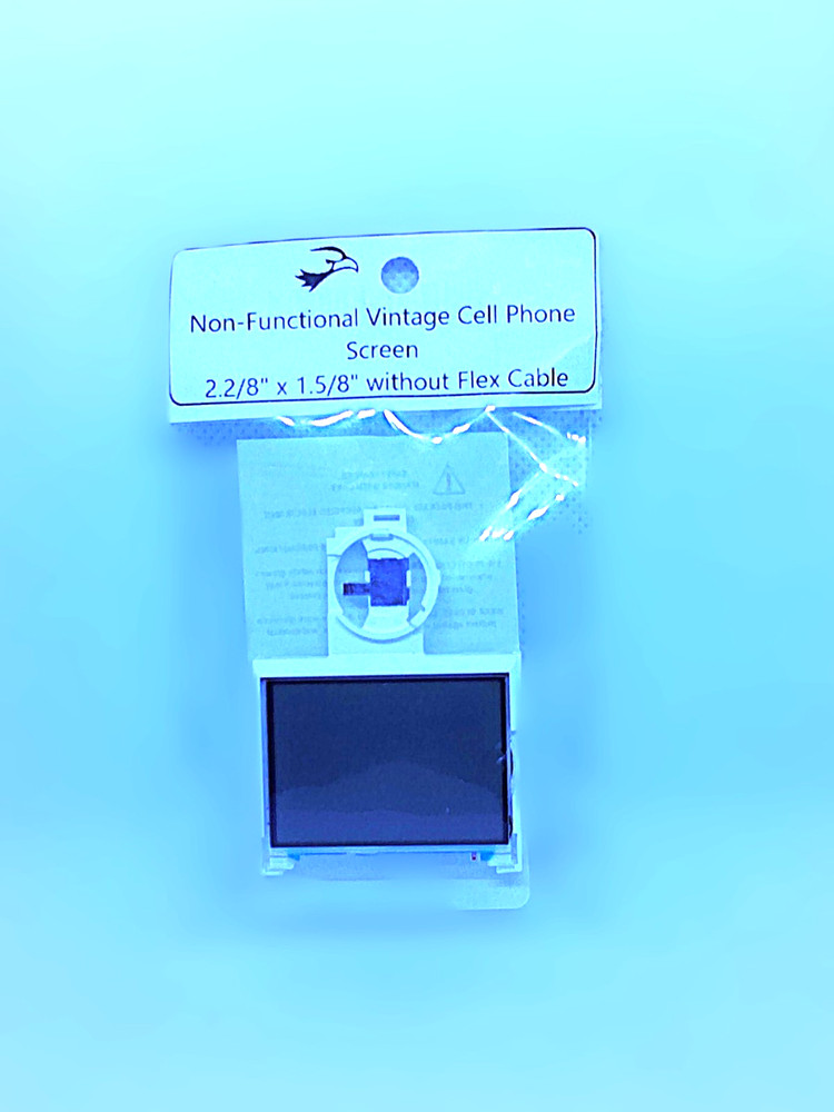 2.2/8&Prime; x 1.5/8&Prime; inches Non Functional Vintage Cell Phone Screen