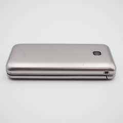 [VG] KYOCERA A202KC DIGNO KEITAI 4 ANDROID FLIP PHONE Silver Successor to 902kc