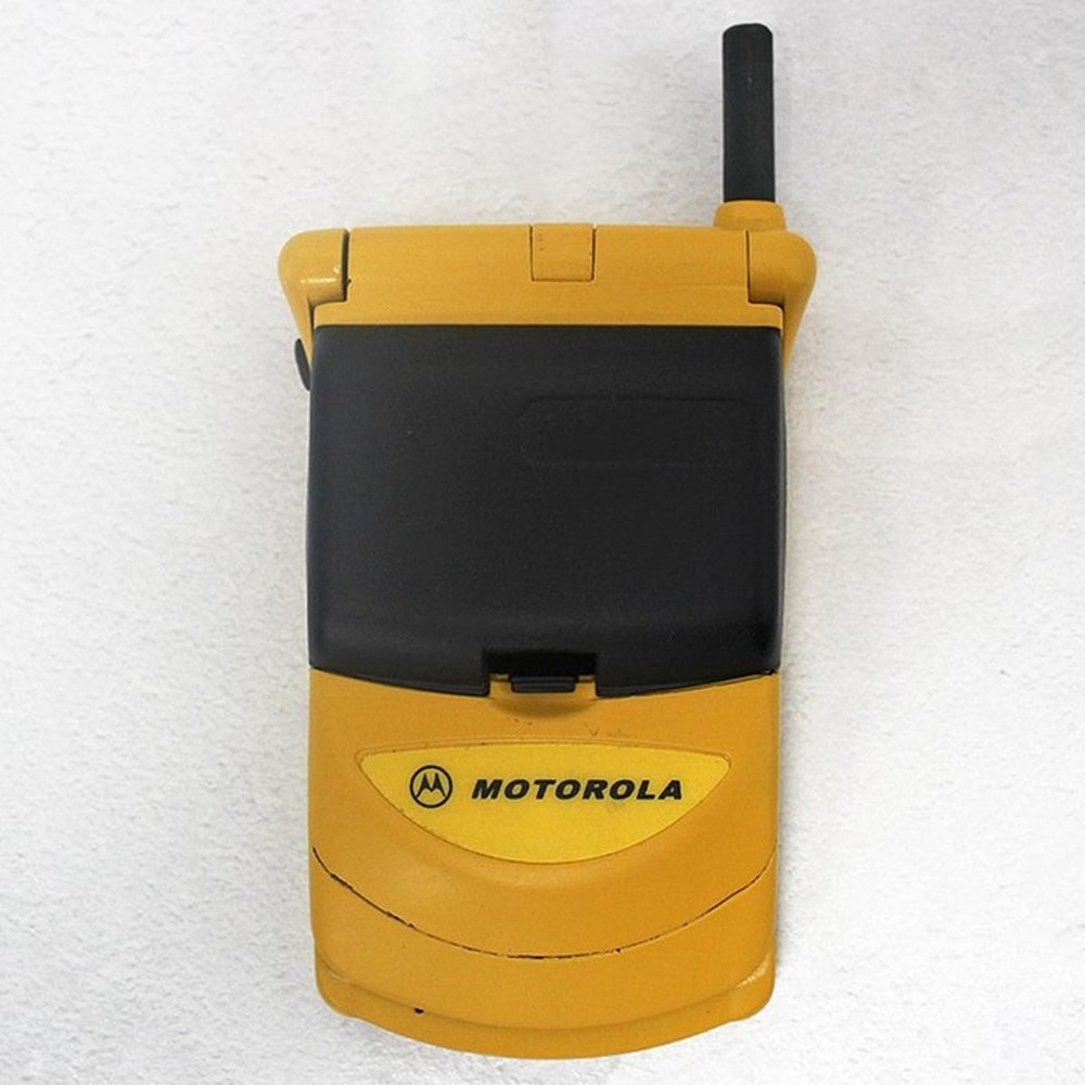 Motorola Startac 338 Yellow Black GSM 1996 Mobile Phone