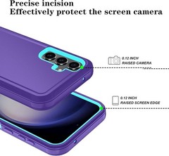 Heavy Duty Shockproof Phone Case for Samsung Galaxy S23 FE with HD Screen Protec
