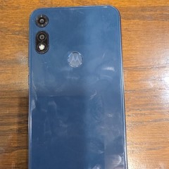 Motorola Android Smartphone Blue Dual Rear Cameras Wi-Fi Bluetooth Bar Style