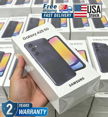 NEW Samsung Galaxy A25 5G SM-S256VL 128GB 6GB Fully Unlocked – Blue Black -USA c