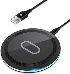 15W Wireless Fast Charger Pad for Google Pixel 10A 10, Samsung Galaxy S26 6