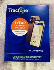 Unopened Blu View 5 Tracing And 40 Dollar Worth Of Min On Card. Unopened