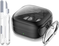 Military-Grade Shockproof Clear White Case for Samsung Galaxy Buds 4 Pro/Buds 4