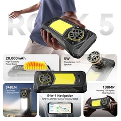 Blackview ROCK 5 4G LTE Rugged Smartphone Android 16 Builder Outdoors Unlocked