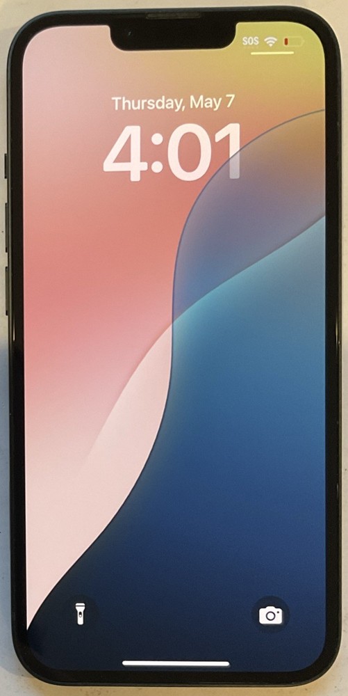 TESTED USED GSM UNLOCKED MIDNIGHT iPhone 13, 128GB A2482 ML933LL/A, 87% BATTERY