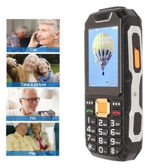 2G Senior Cellphone 2.8in HD Screen 3D Big Button Dual Card Senior Cellphone