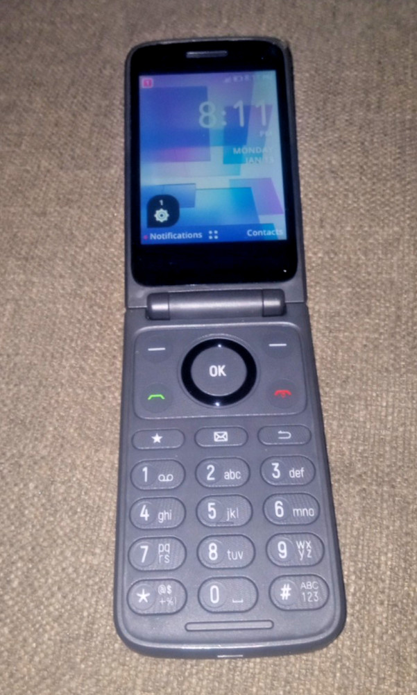 TCL T435D KaiOS 3.1 16GB Dual Screen Flip Phone with Camera