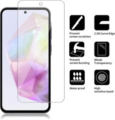 4 Pack Glass Screen Protector for Samsung Galaxy A35 5G / Galaxy A55 5G 6.6 Inch