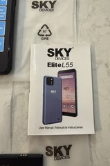 SKY Devices Elite L55 8GB New Black (Unlocked) 5.5” IPS Smartphone 4G VoLTE