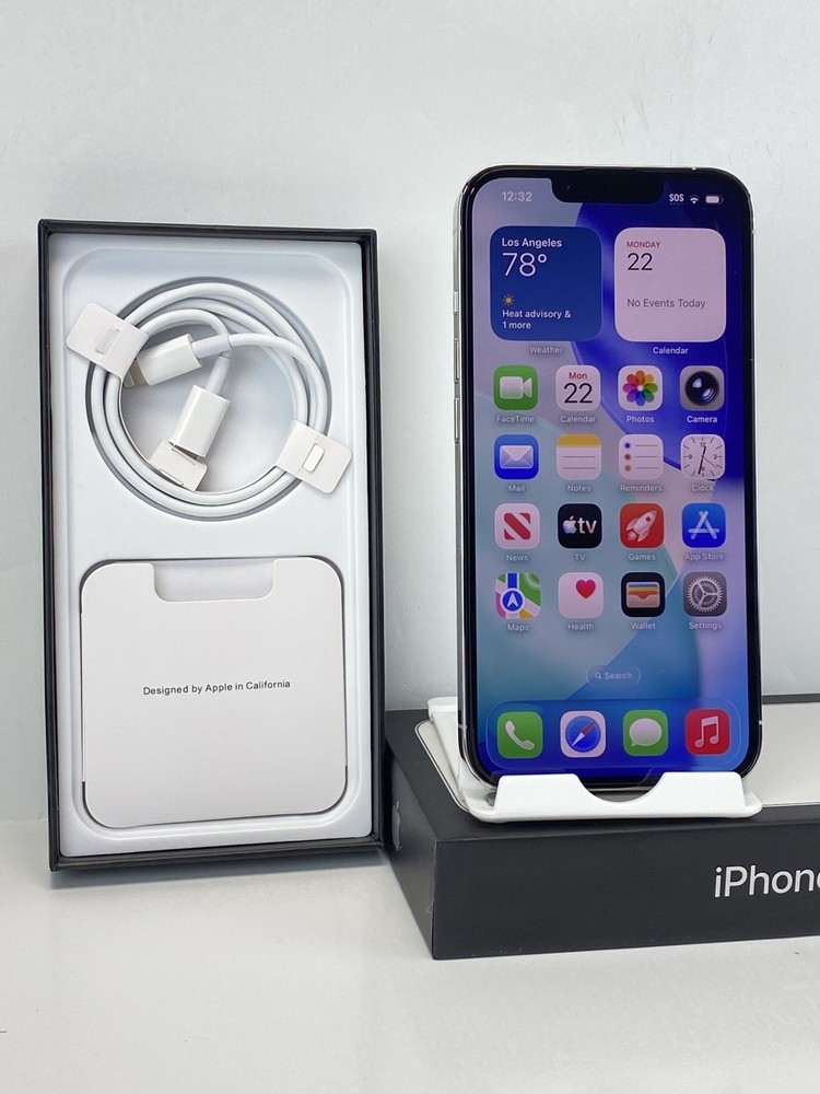 Apple iPhone 13 Pro A2483 128GB Silver Unlocked 95% battery health Clean IMEI