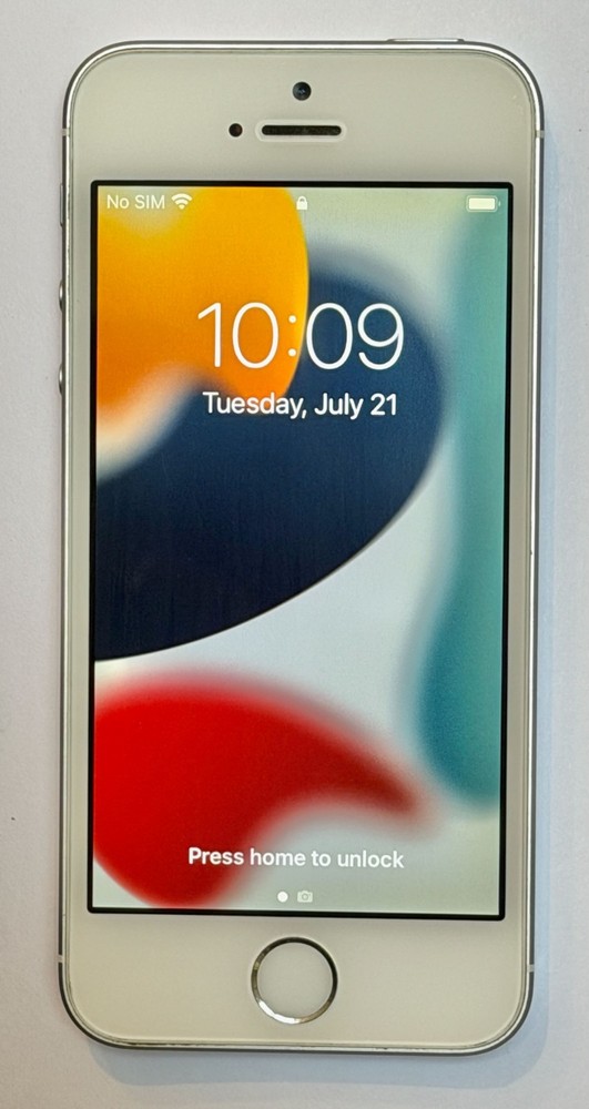 Apple iPhone SE 1st Gen A1662 MLLX2LL/A 16GB (Unlocked) Silver 85% BH – READ