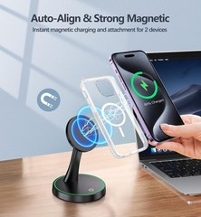 15W Wireless Fast Charger Pad for iPhone 17/16/15/14/13/12 Series