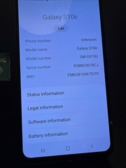 Samsung Galaxy S10e 128GB SM-G970U Fully Unlocked Clean IMEI 9/10 a