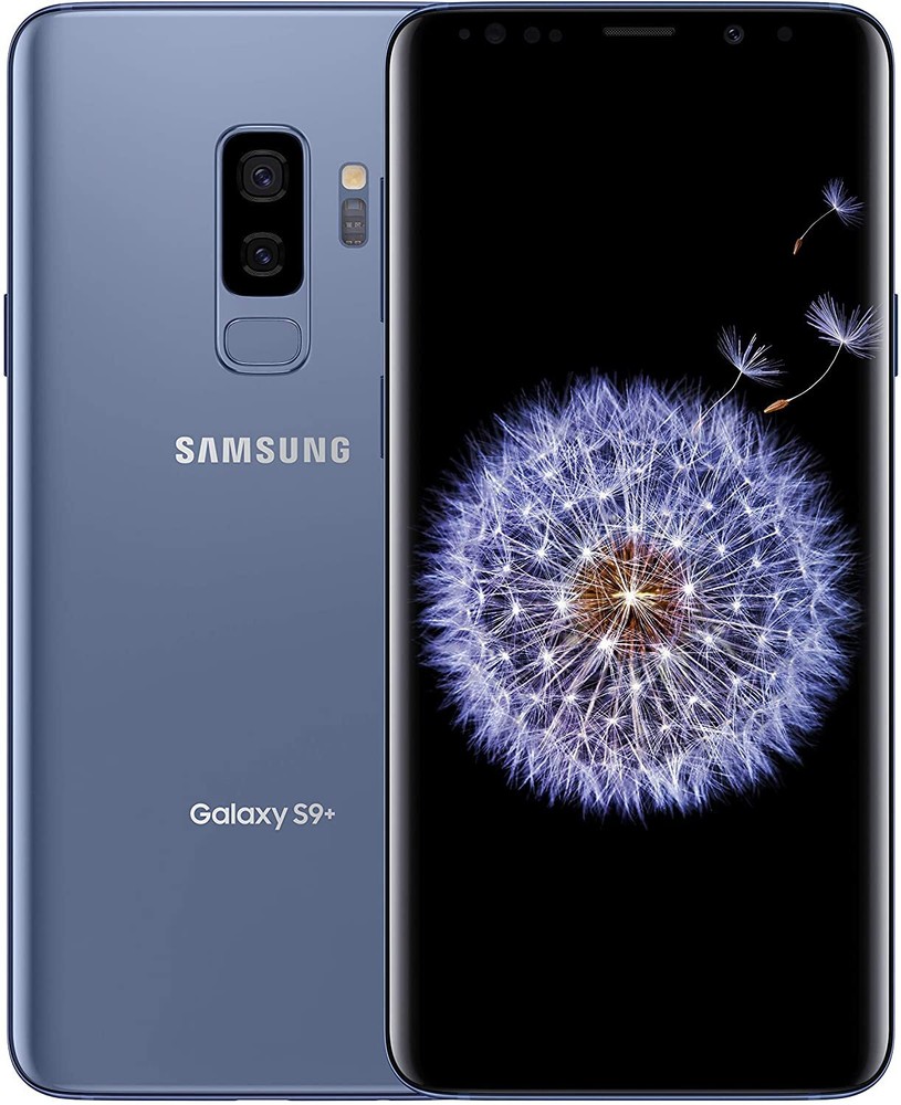 GOOD 6/10 Samsung Galaxy S9+ SM-G965U 64GB Blue Unlocked Smartphone SHADOW