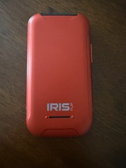 Consumer Cellular Iris Flip SH3320 Phone 32GB, Red, 4G LTE, 5MP Camera, In Box