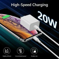 20W Fast Charger PD Adapter & USB-C Cable For iPhone 8/11/12/13/14 XR X Pro iPad