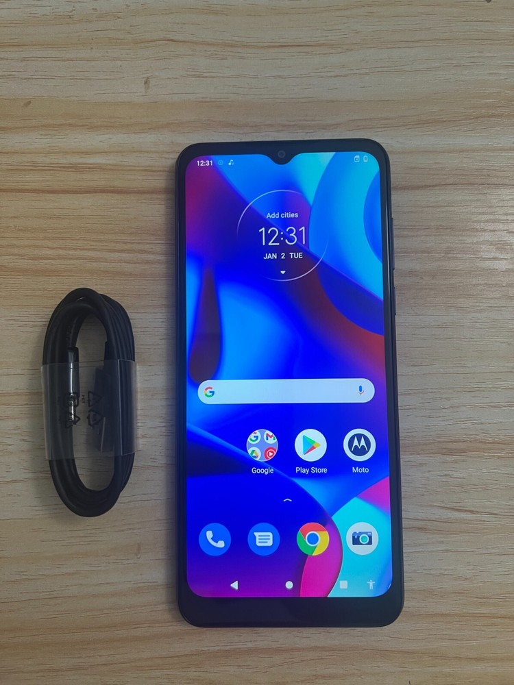 UNLOCKED – Motorola Moto G Pure – 32GB – Deep Indigo (Single SIM)