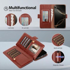 iPhone 13 Case Wallet with Card Holder Women Men, RFID Blocking PU Leather Flip