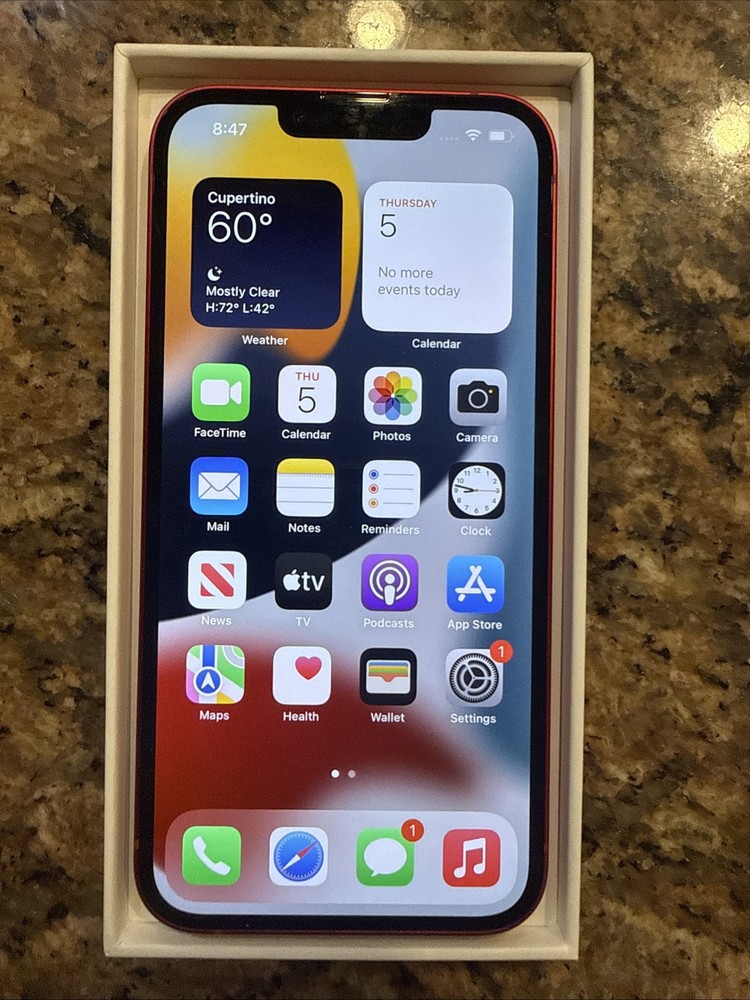 Apple iPhone 13 128gb For Cricket Wireless Only Product Red Color A2482