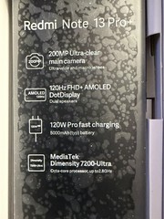 Redmi Note Pro+ 512GB 16GB Black And Redmi Watch 5 with 2inch Display