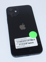 Apple iPhone 12 – 64GB – Black – A2172- UNLOCKED – Battery Health 83%