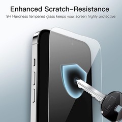 3PCS Full Coverage Screen Protector for iPhone 14 Pro Max 6.7 Inch Anti Spy Case