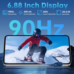 OUKITEL C60 Cell Phone Android 15 10000mAh 16GB+128GB 4G 6.9&Prime; HD+ Smartphone