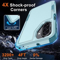 Case for Samsung Galaxy A17 5G Phone Cover with Screen Protector and Lens Cover