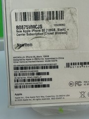 Apple iPhone SE 2nd Gen A2275 (CRICKET WIRELESS) 128gb Black – NEW SEALED