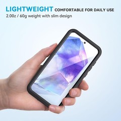 Samsung Galaxy A55 5G Case, IP68 Waterproof Dustproof Heavy Duty Full Body Case