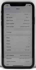Apple iPhone XR (A1984) 64GB Black Verizon UNLOCKED *USED/WIPED*