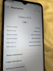 Cricket Samsung Galaxy A14 5G SM-A146U 64GB 6.6&Prime; Black