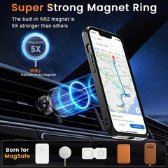 Magnetic Matte Case for iPhone 13 Pro 6.1-Inch Slim Translucent Shockproof Case-