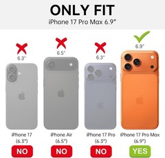 Case for iPhone 17 Pro Max, Liquid Silicone Soft Gel Rubber Slim Thin Phone Case