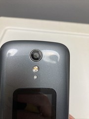 LIVELY Grey Flip 2 Cell Phone for Seniors w/ Charging Doc – Tested Working