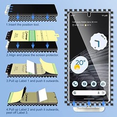 2+2 Pack for Google Pixel 7 Pro Screen Protector & Camera Lens Protector, HD Ult