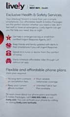 Lively- Jitterbug Smart3 Smartphone for Seniors – Black NEW