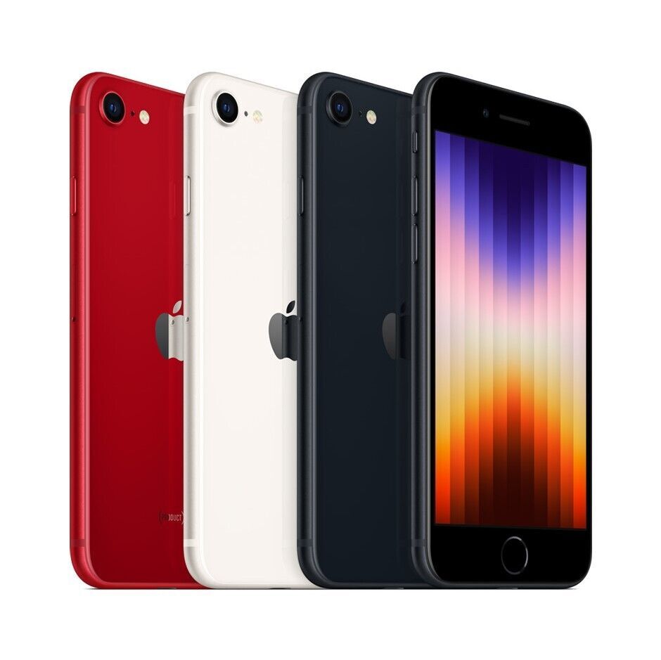 Apple iPhone SE 3 2022 64GB 128GB 256GB All Colors (Unlocked) – Good