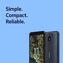 Nokia C100 |Android 12 |Unlocked Smartphone |All Day Battery |2GB RAM |32GB. Bl