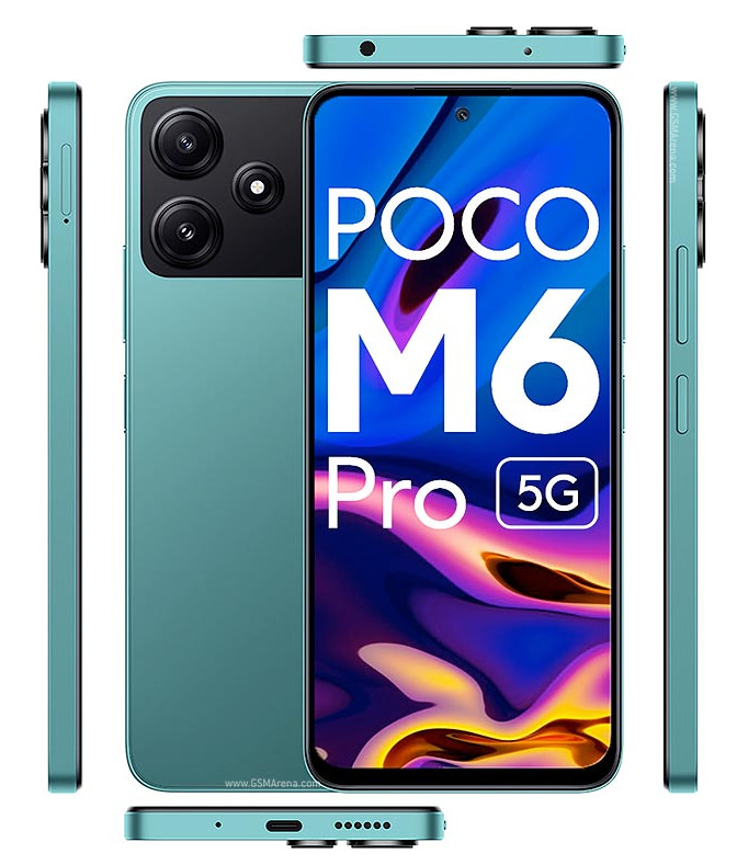 Xiaomi POCO M6 PRO 5G Forest Green – 6GB RAM – 128GB ROM – Unlocked – NEW SEALED